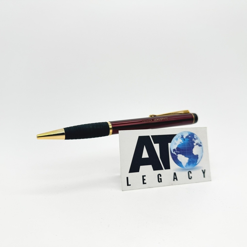 Parker Inflection Ballpoint Pen Unisex OS Burgundy Gold Trim Aerospace Office - Picture 5 of 7